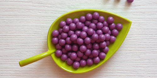 Choco Ball-Polished-Purple-8mm