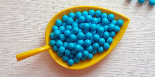 Choco Ball-Polished-Turquoise-8mm